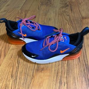 Kids Nike Air 270 (Blue and Orange)